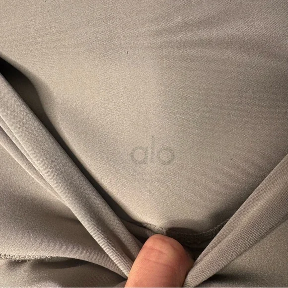 ALO Yoga Women's High-Waist Airlift Legging Gravel Neutral Tan Taupe Size Small - Picture 5 of 11
